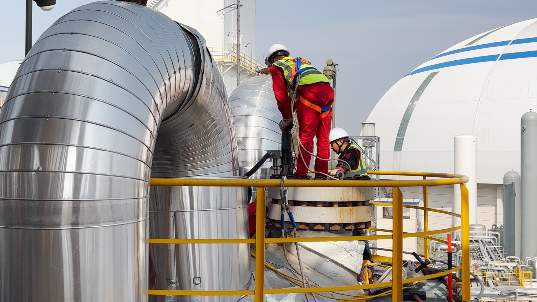 化機(jī)公司圓滿(mǎn)完成新宜化工變換爐大修任務(wù)(圖5) 化機(jī)公司圓滿(mǎn)完成新宜化工變換爐大修任務(wù)(圖5)