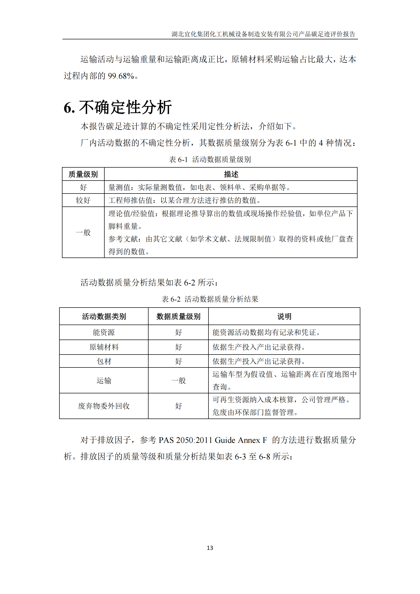 湖北宜化集團(tuán)化工機(jī)械設(shè)備制造安裝有限公司碳足跡信息公示(圖16) undefined