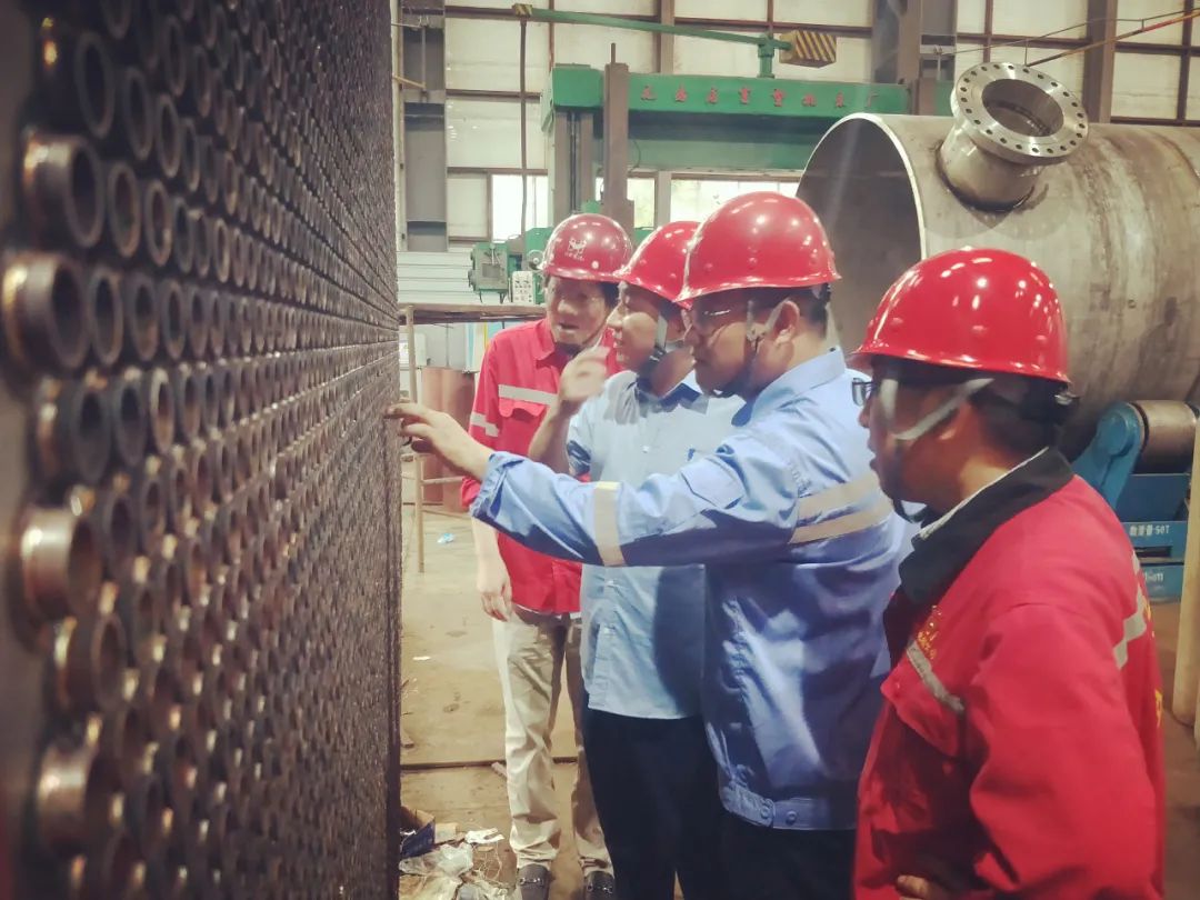 【現(xiàn)場辦公】集團總經(jīng)理助理吳世華帶隊到化機辦公(圖2) 圖片