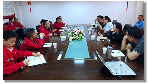 張濤帶隊(duì)到化機(jī)公司開(kāi)展專項(xiàng)檢查